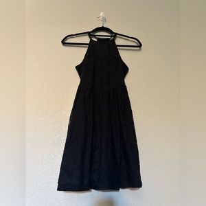Abercrombie & Fitch Navy Blue Halter Dress